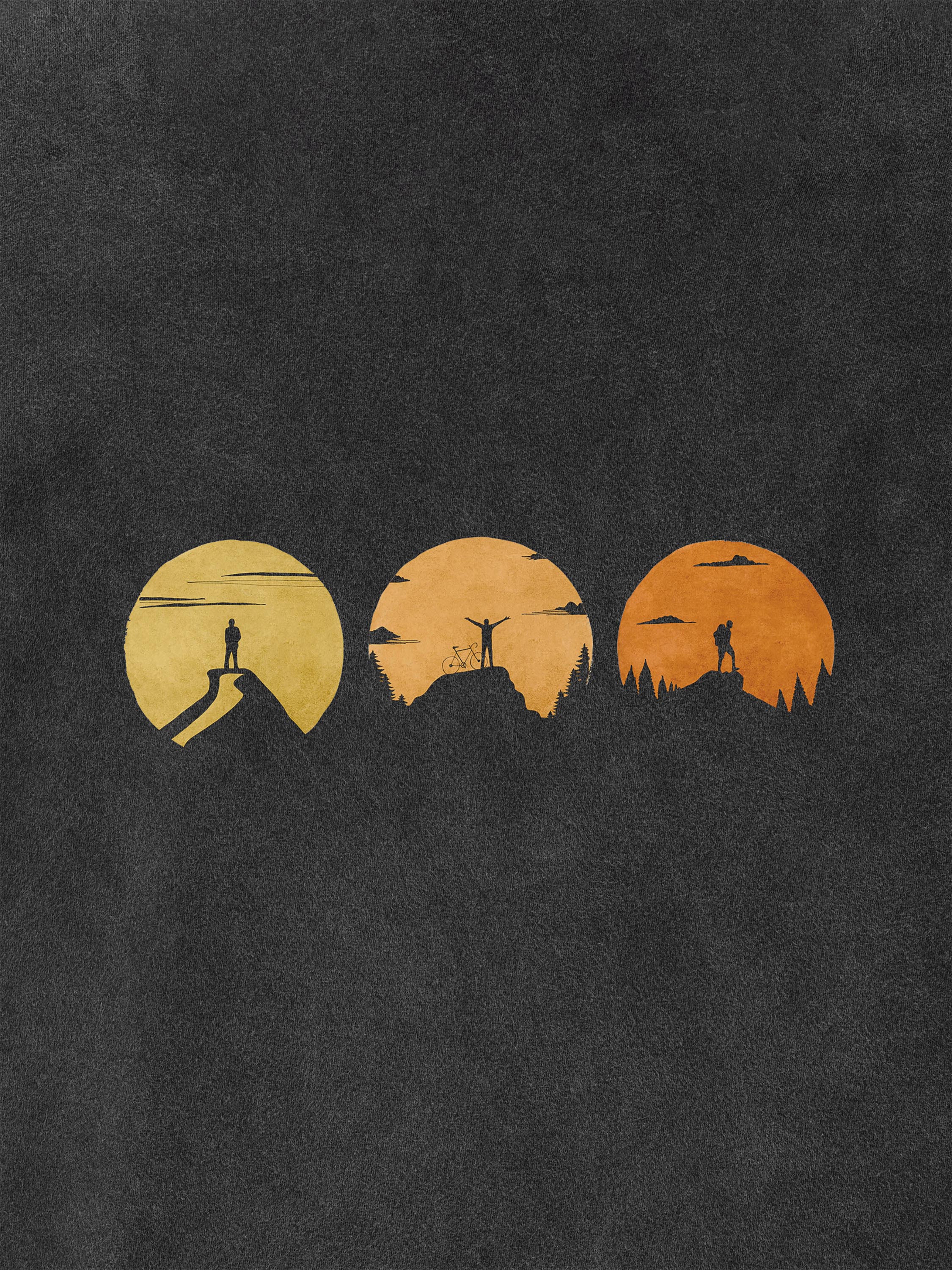 Sunset Silhouettes - Stonewashed T-Shirts