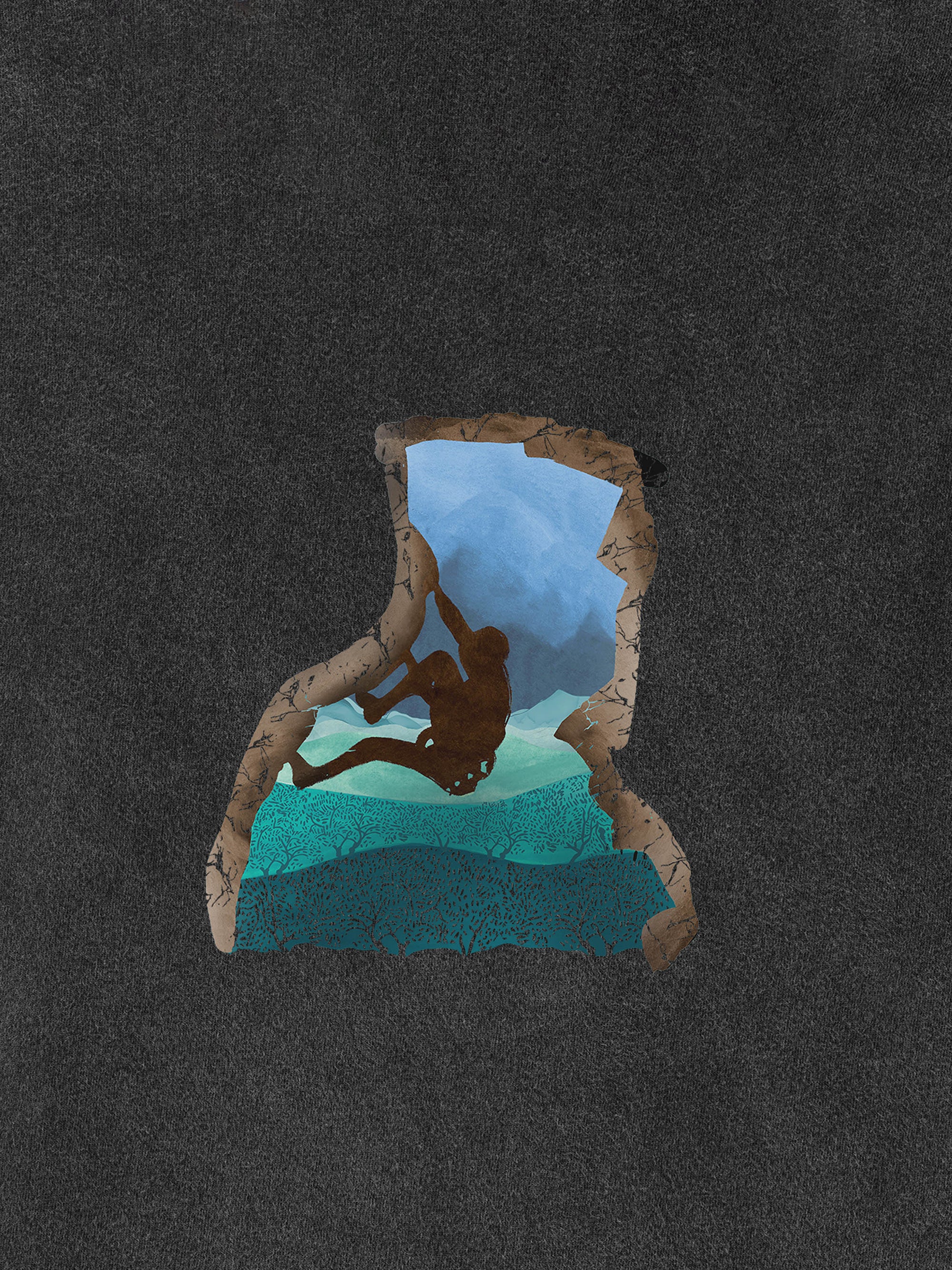 Cretan rock climber - Stonewashed T-Shirts