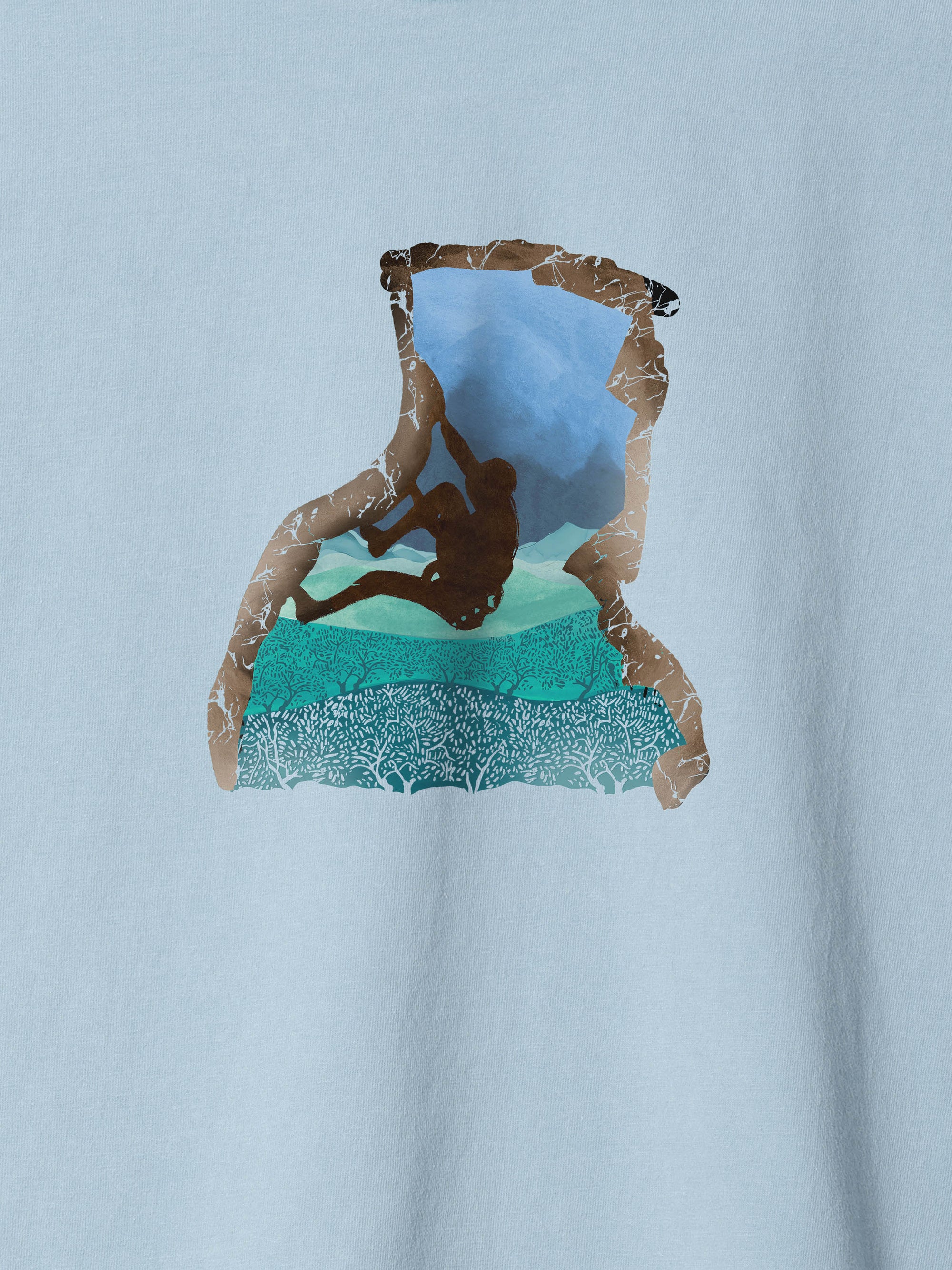 Cretan rock climber - Stonewashed T-Shirts