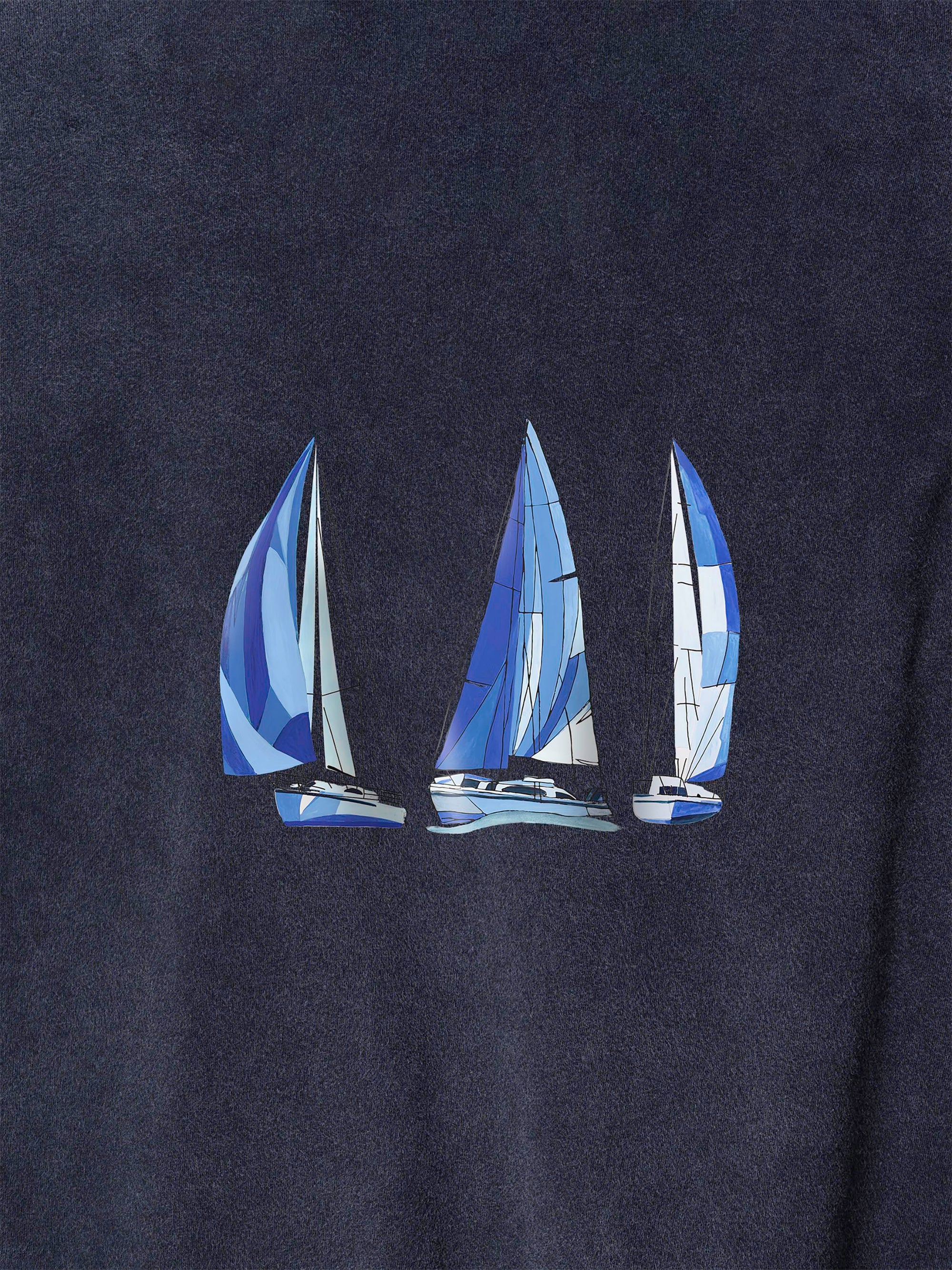 Greek sailing boats - Stonewashed T-Shirts