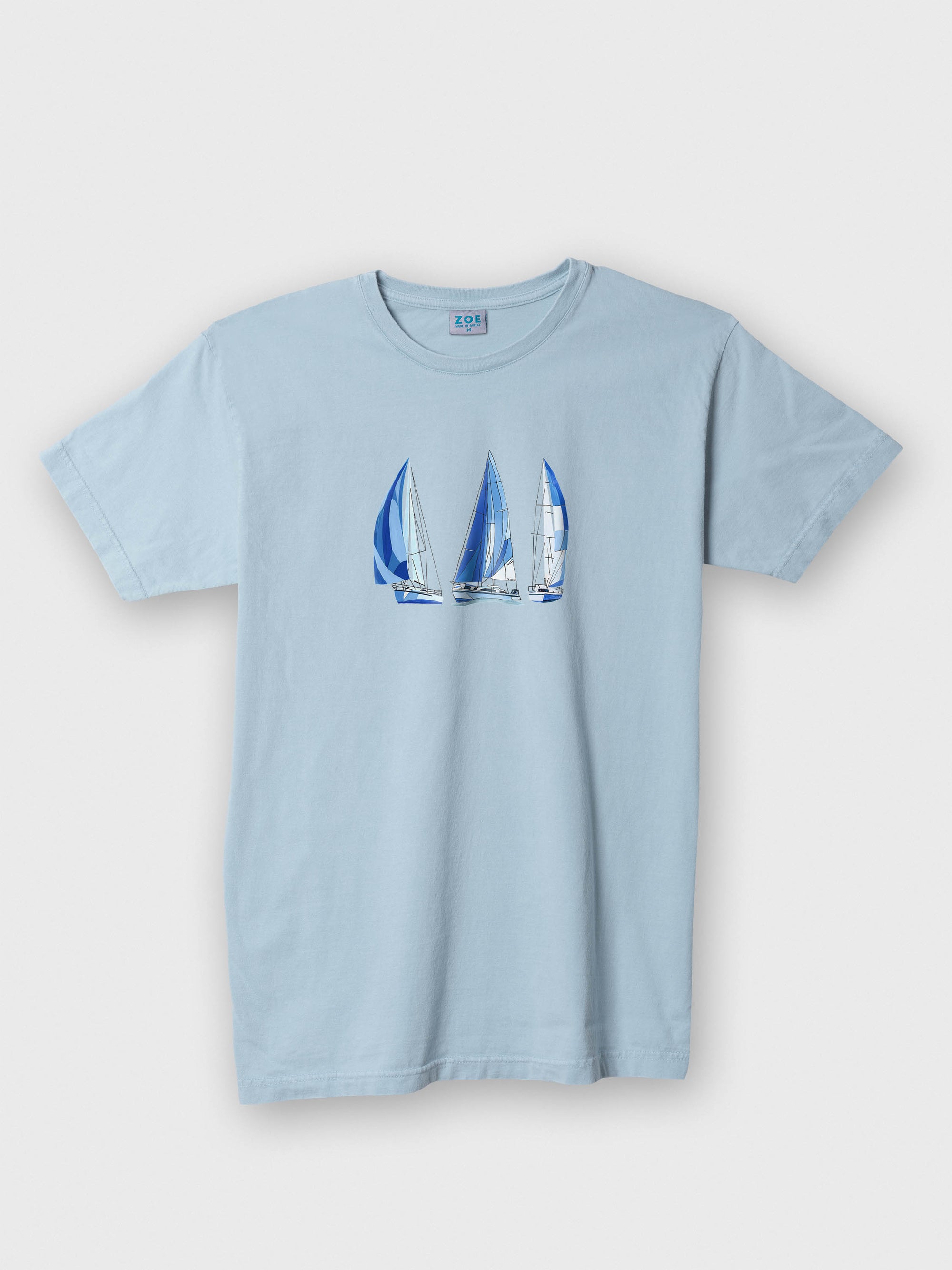 Greek sailing boats - Stonewashed T-Shirts
