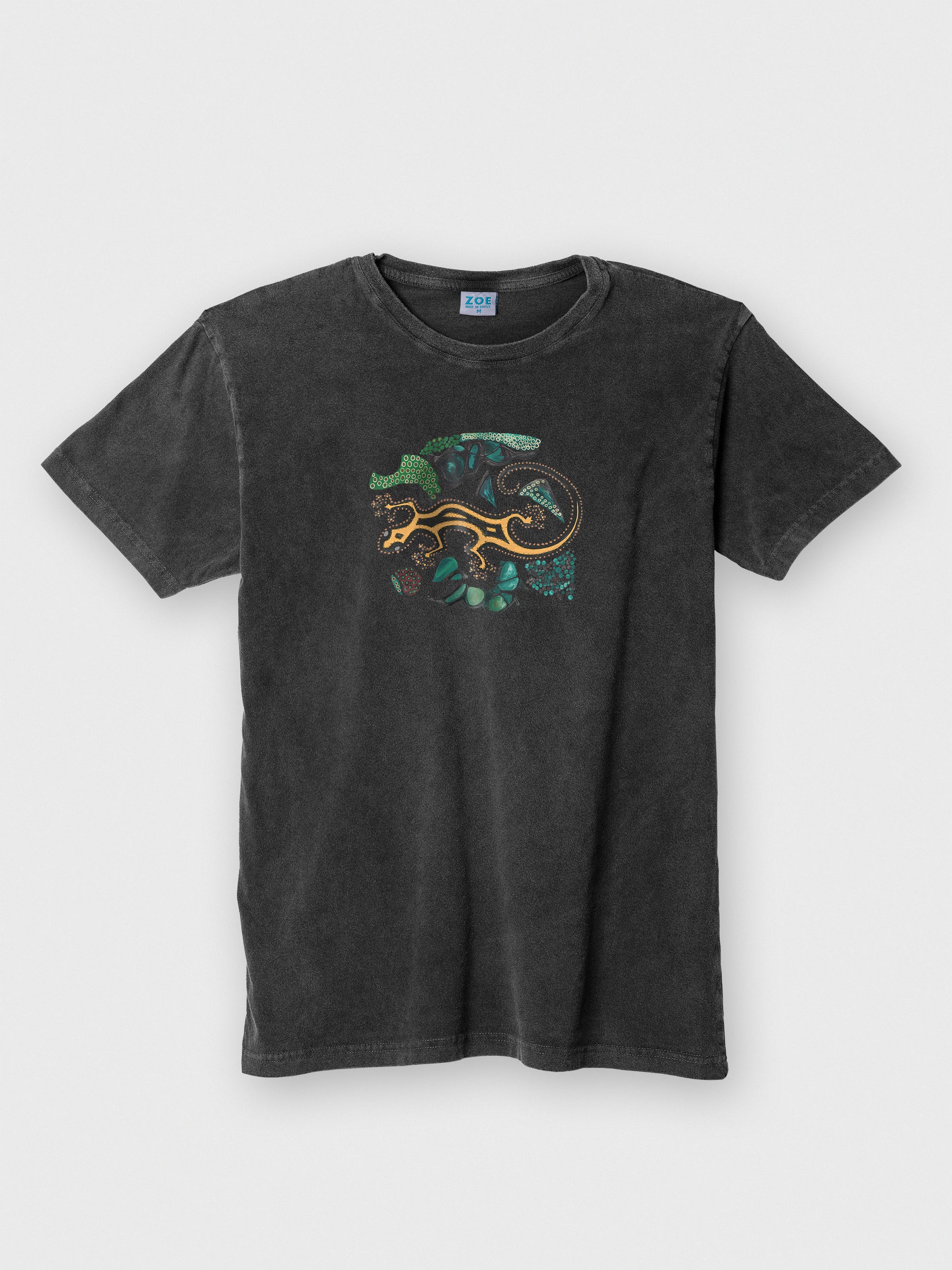 Mosaic Gecko - Stonewashed T-Shirts