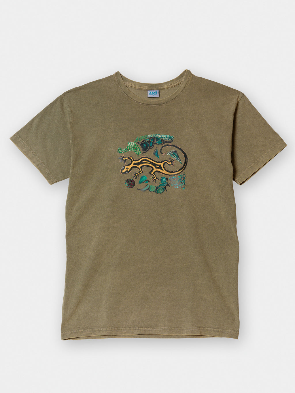 Mosaic Gecko - Stonewashed T-Shirts