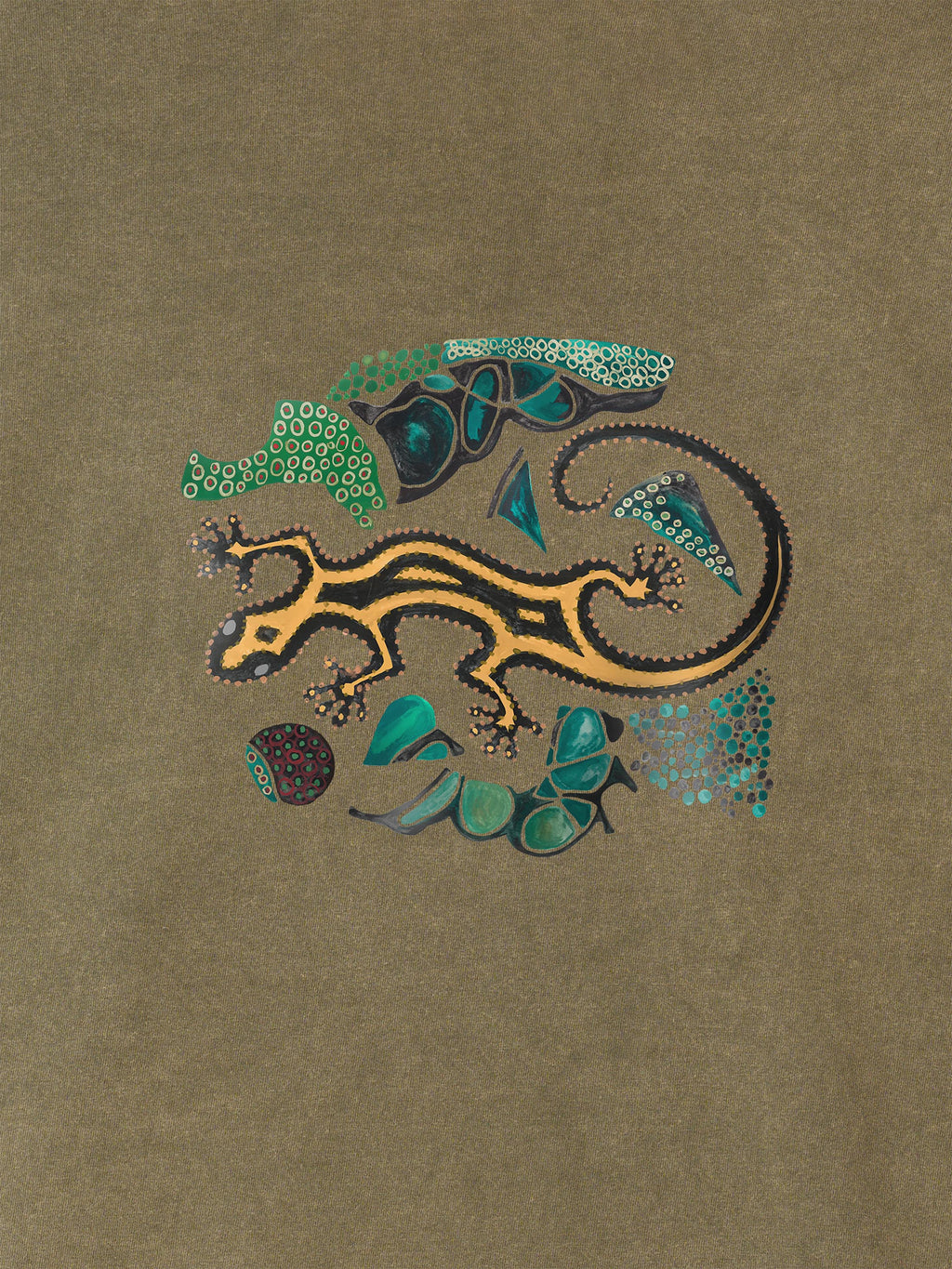 Mosaic Gecko - Stonewashed T-Shirts
