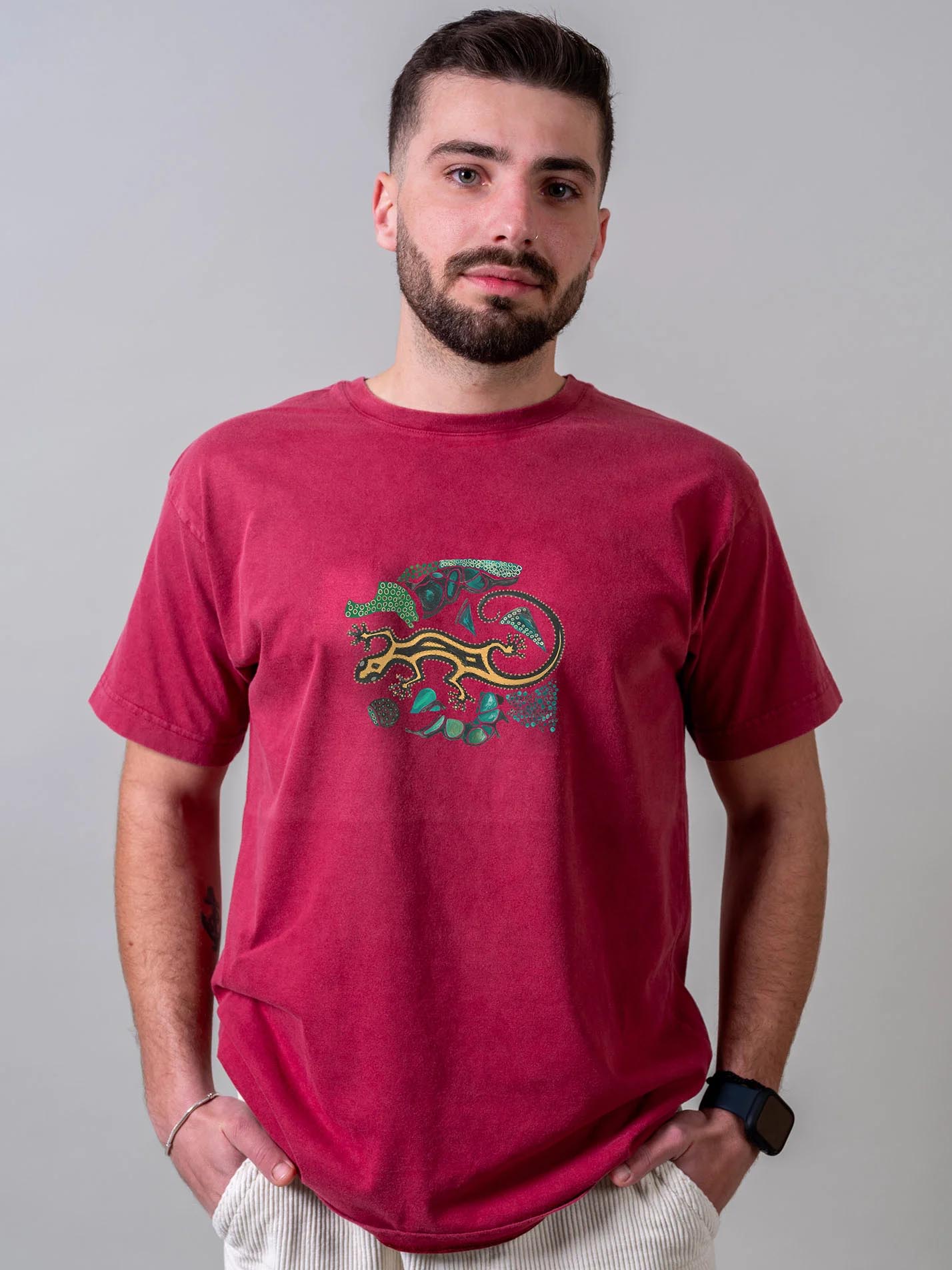 Mosaic Gecko - Stonewashed T-Shirts