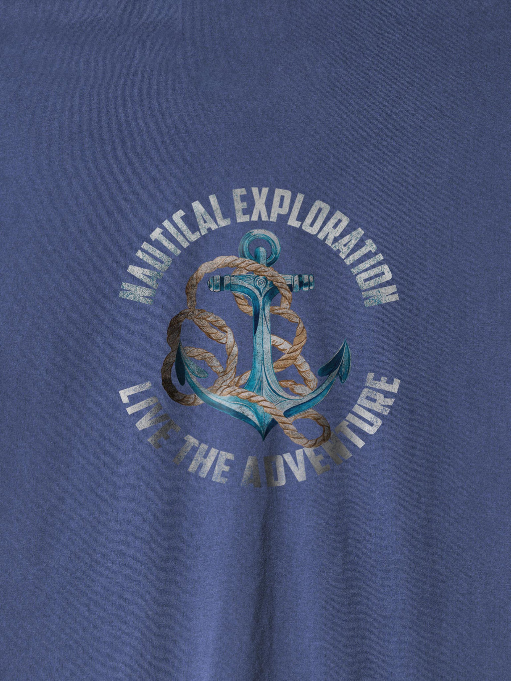 Nautical Exploration Anchor - Stonewashed T-Shirts