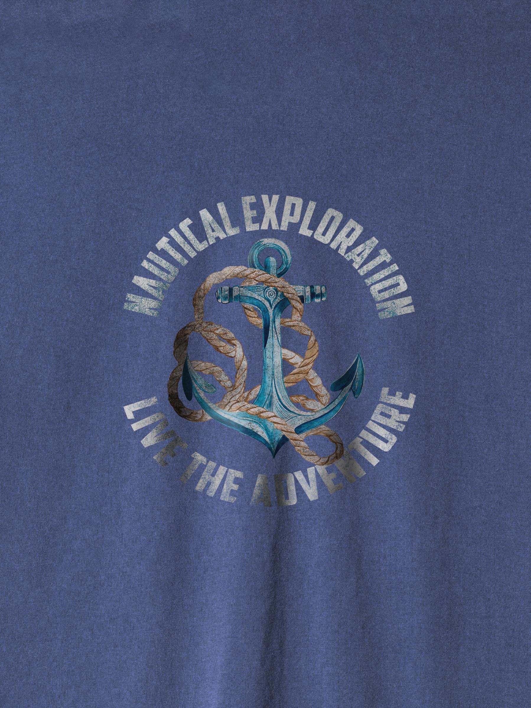 Nautical Exploration Anchor - Stonewashed T-Shirts
