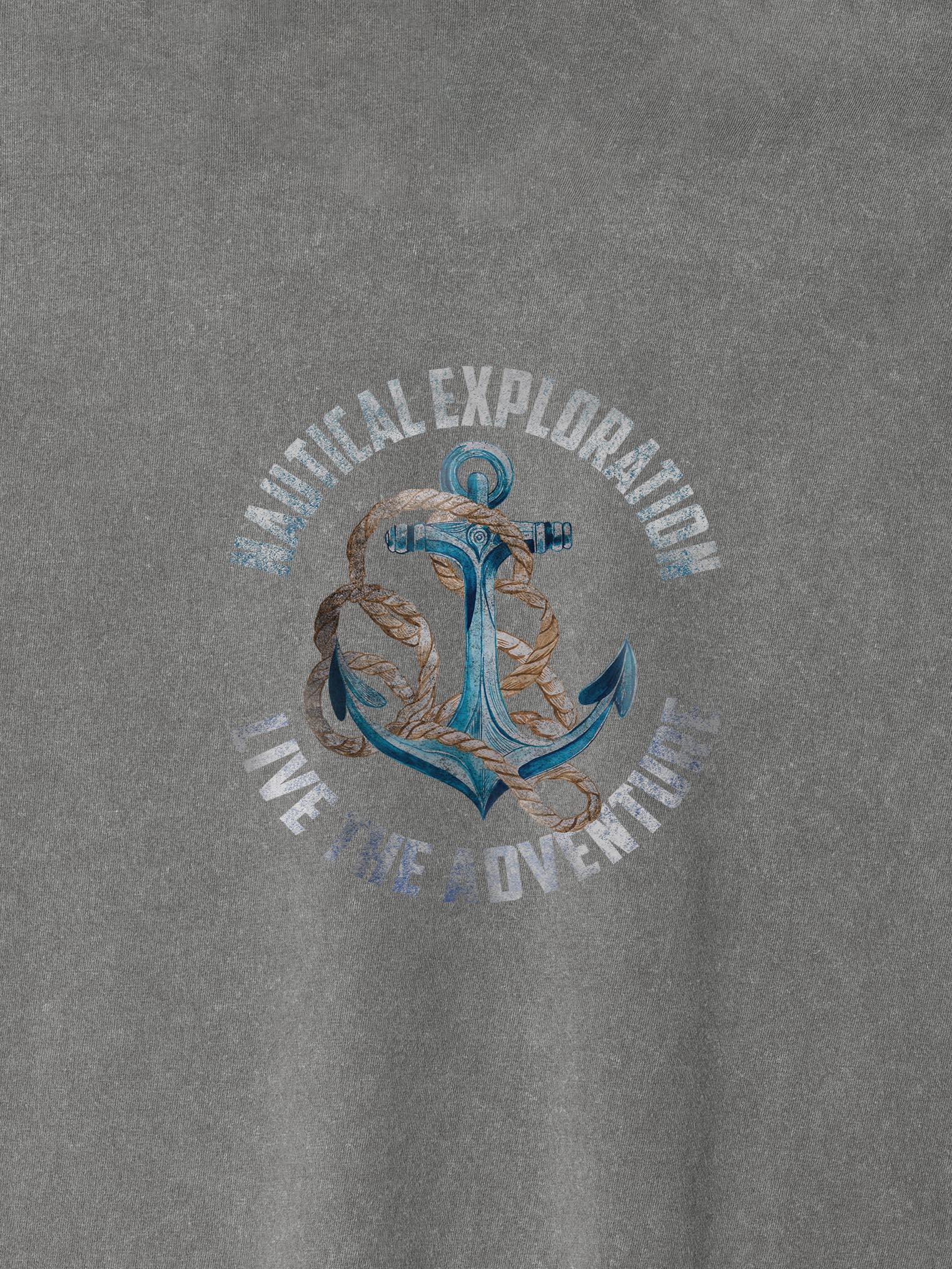 Nautical Exploration Anchor - Stonewashed T-Shirts