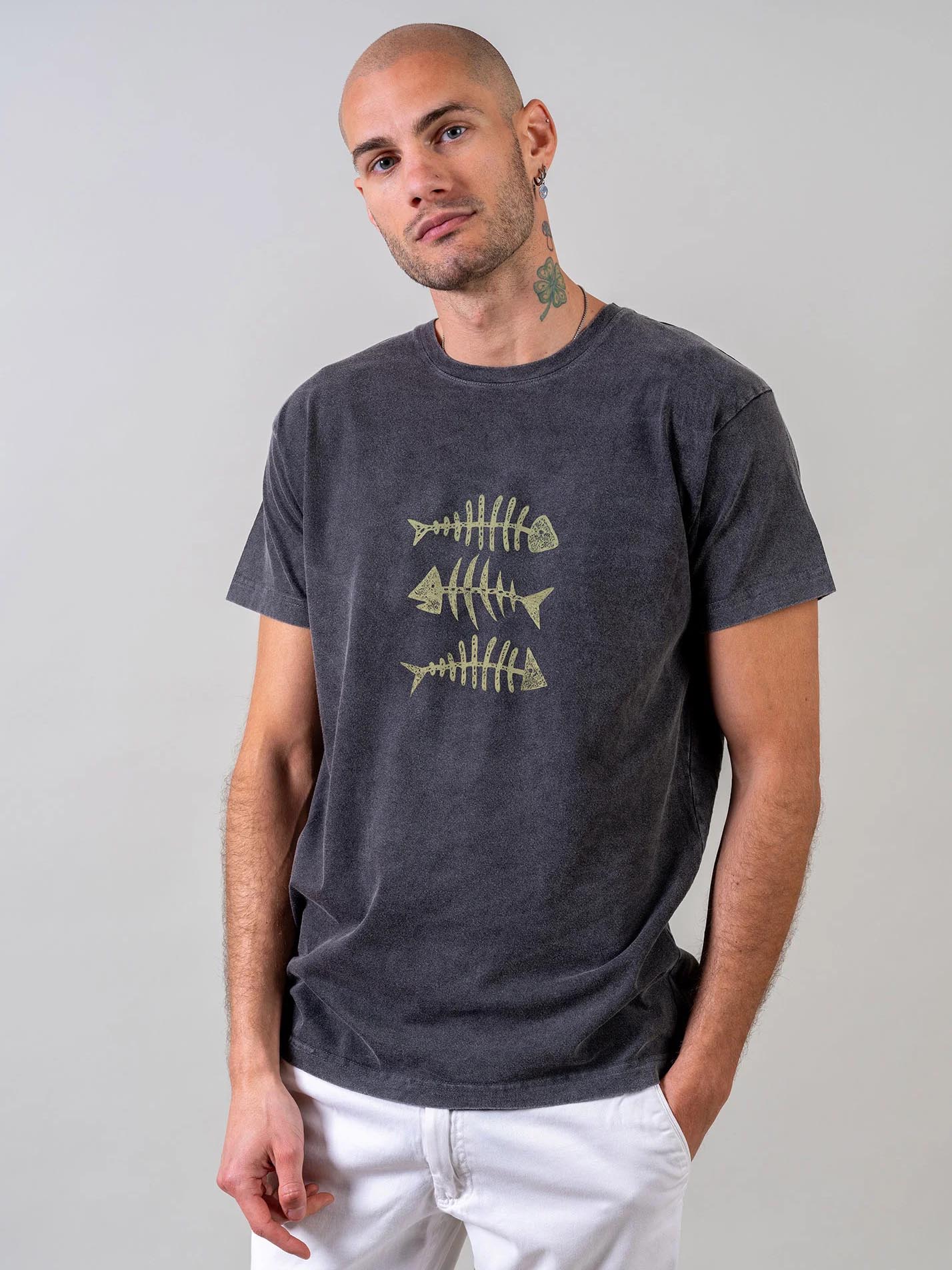 Fish Bones Trio - Stonewashed T-Shirts