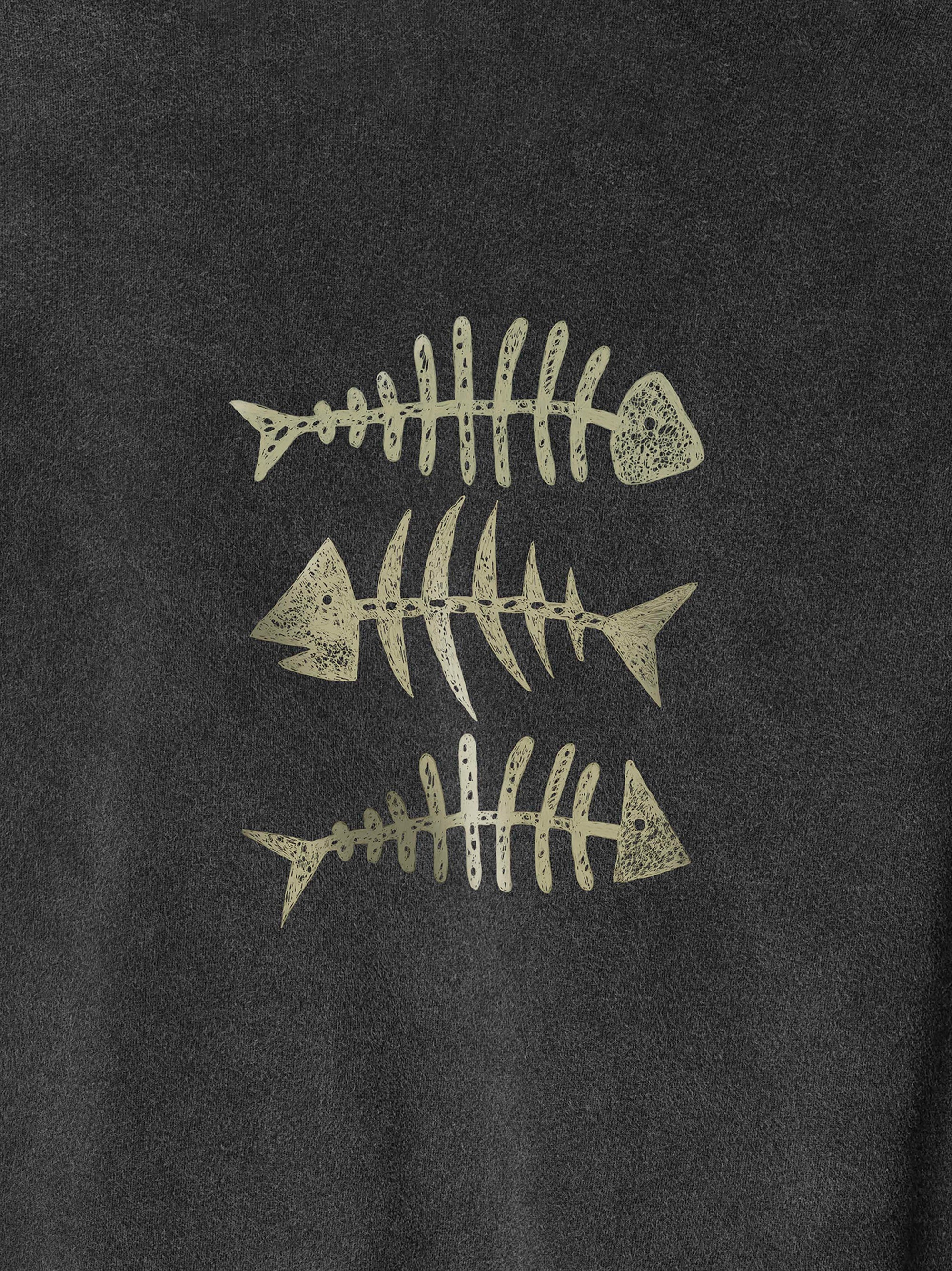 Fish Bones Trio - Stonewashed T-Shirts
