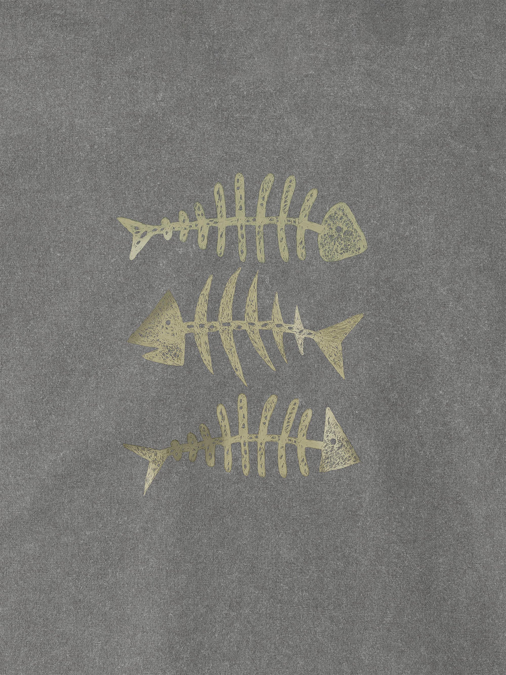 Fish Bones Trio - Stonewashed T-Shirts