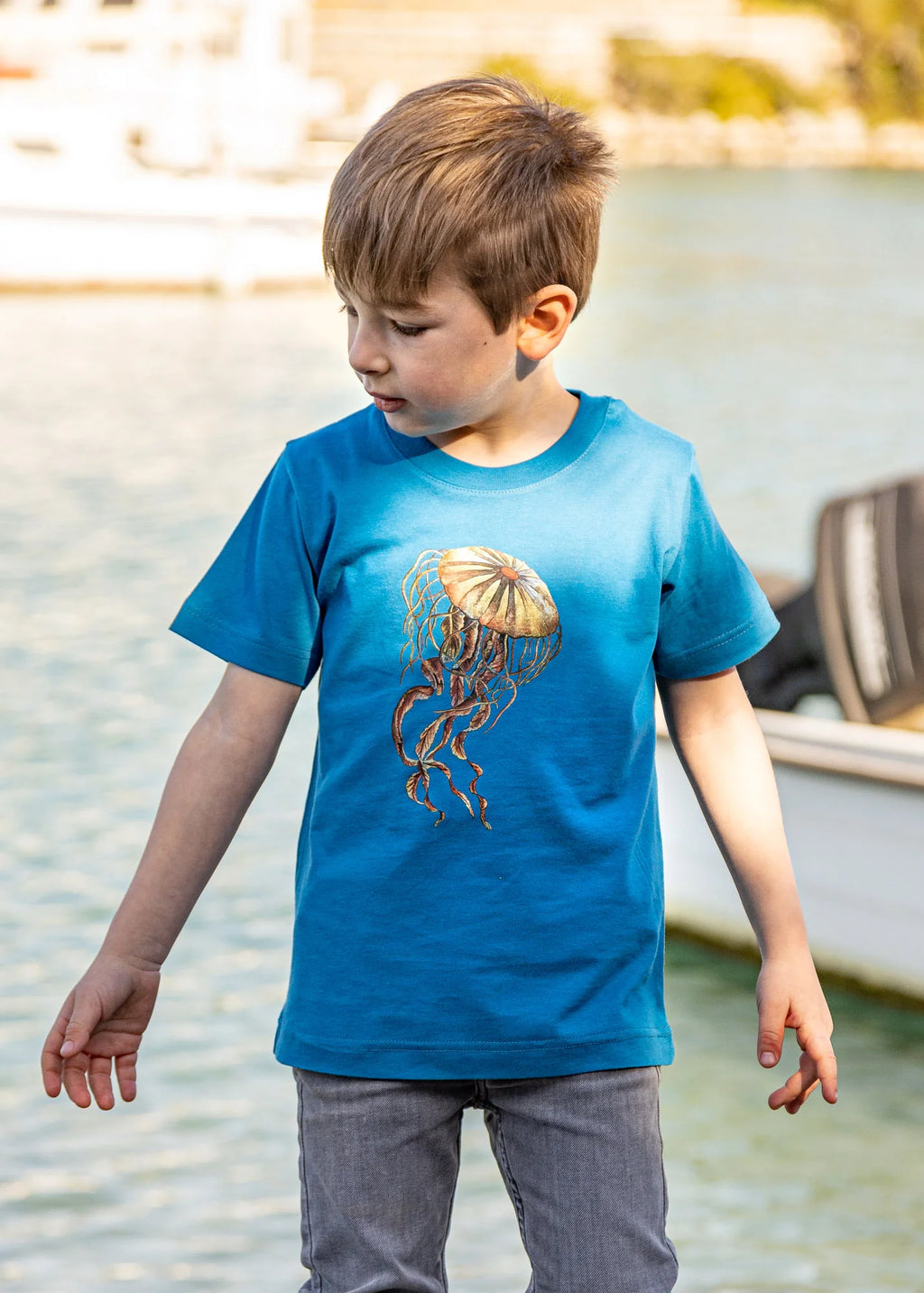 Gold Jellyfish - T-Shirts