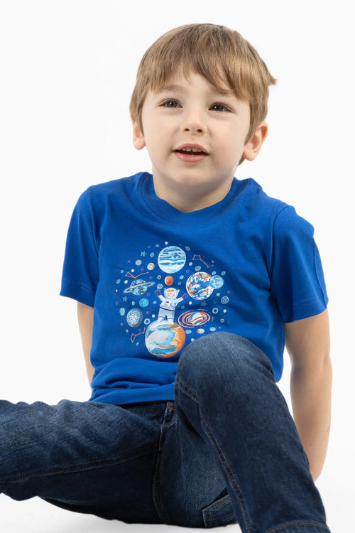 Astronaut and Planets - T-Shirts