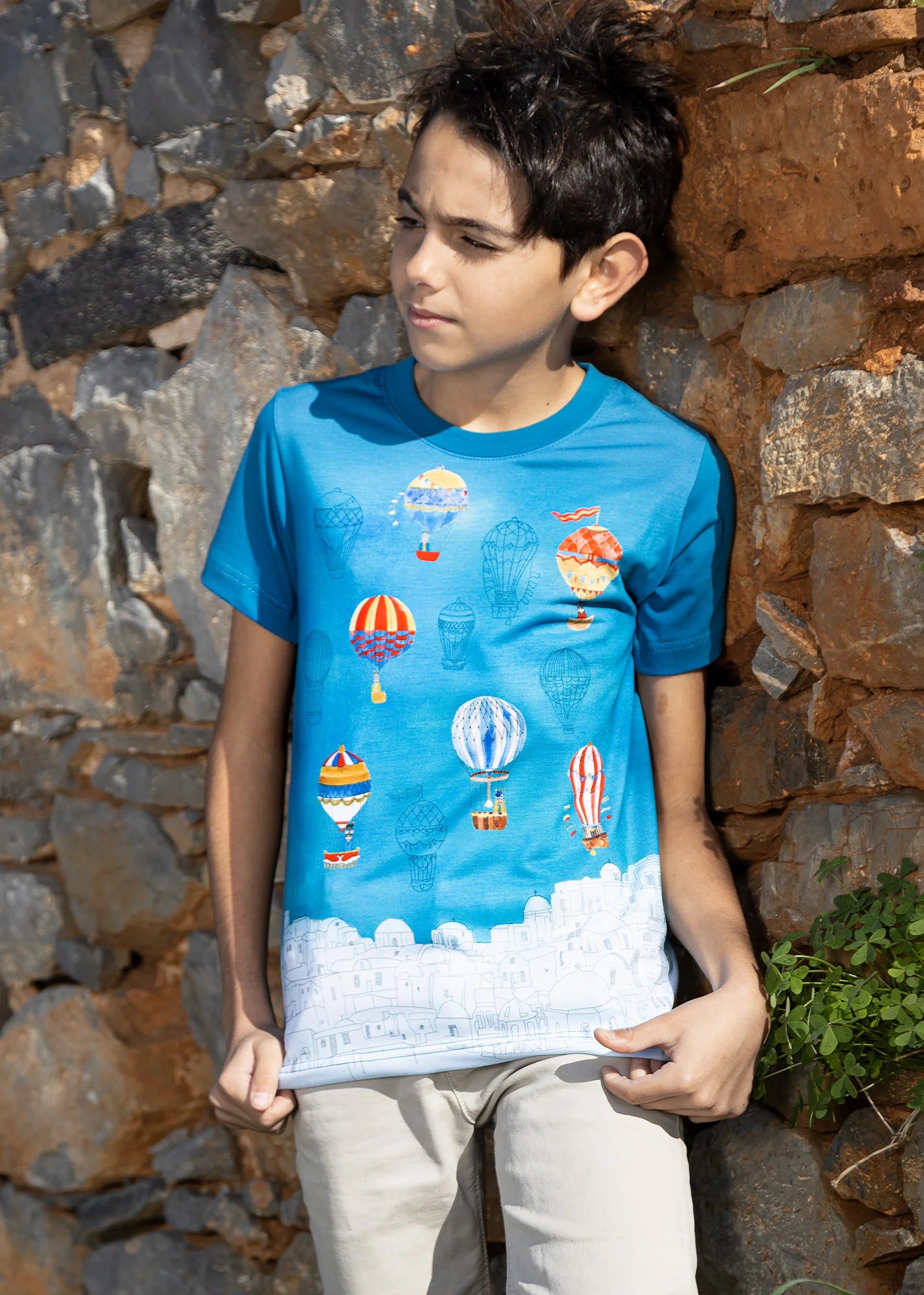 Santorini Balloons  - T-Shirts