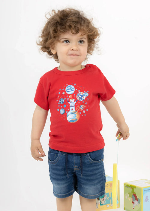 Astronaut and Planets - T-Shirts