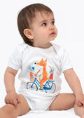 With sleeve - Animals on Bicycle - Bodysuits