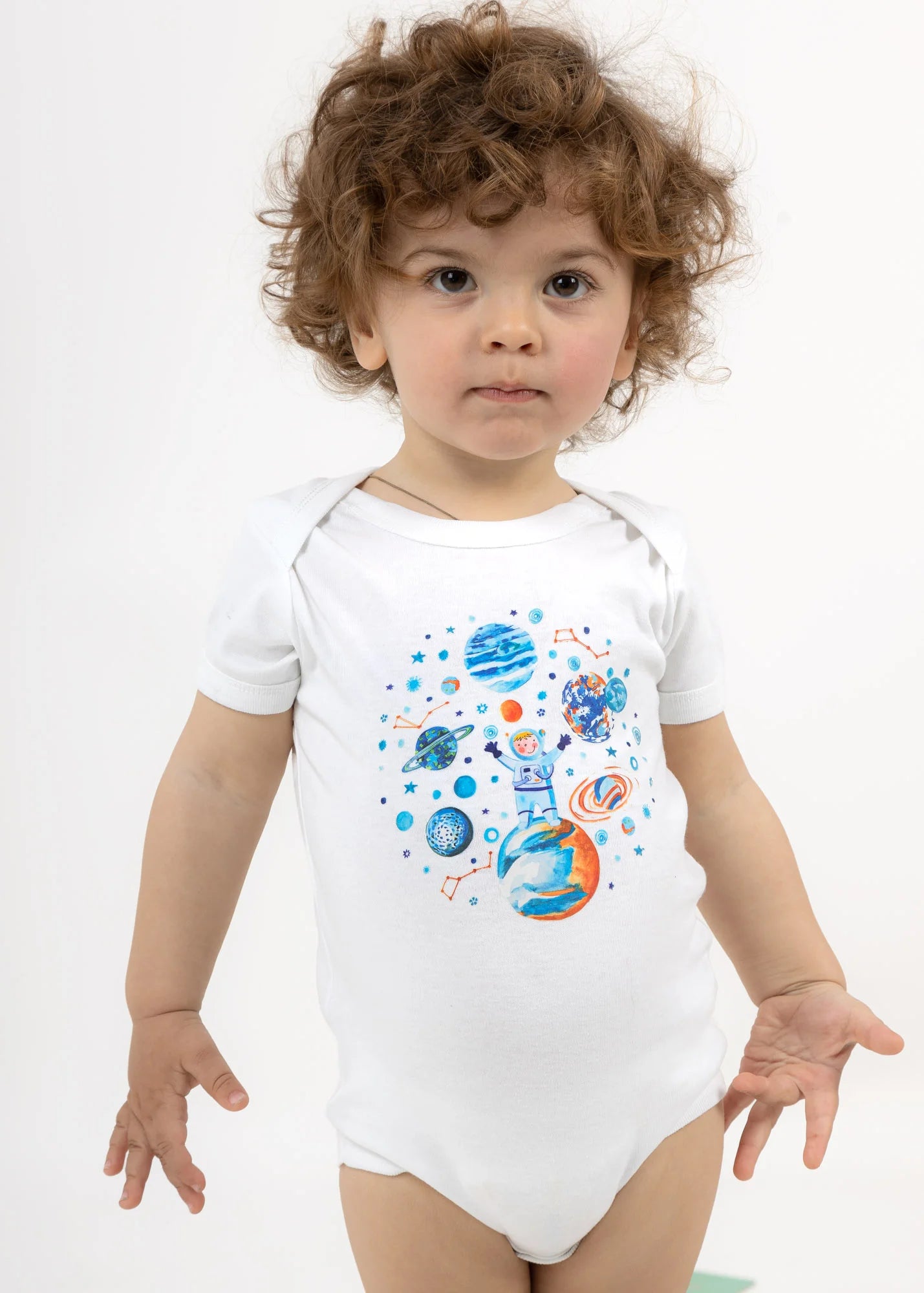 With sleeve - Astronaut and Planets - Bodysuits