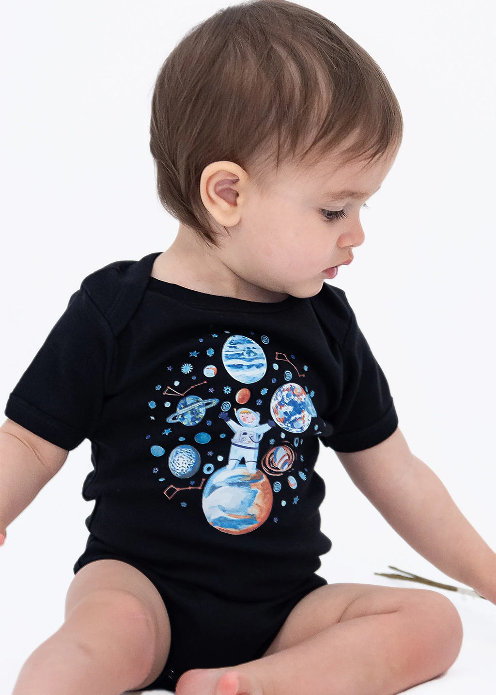 With sleeve - Astronaut and Planets - Bodysuits
