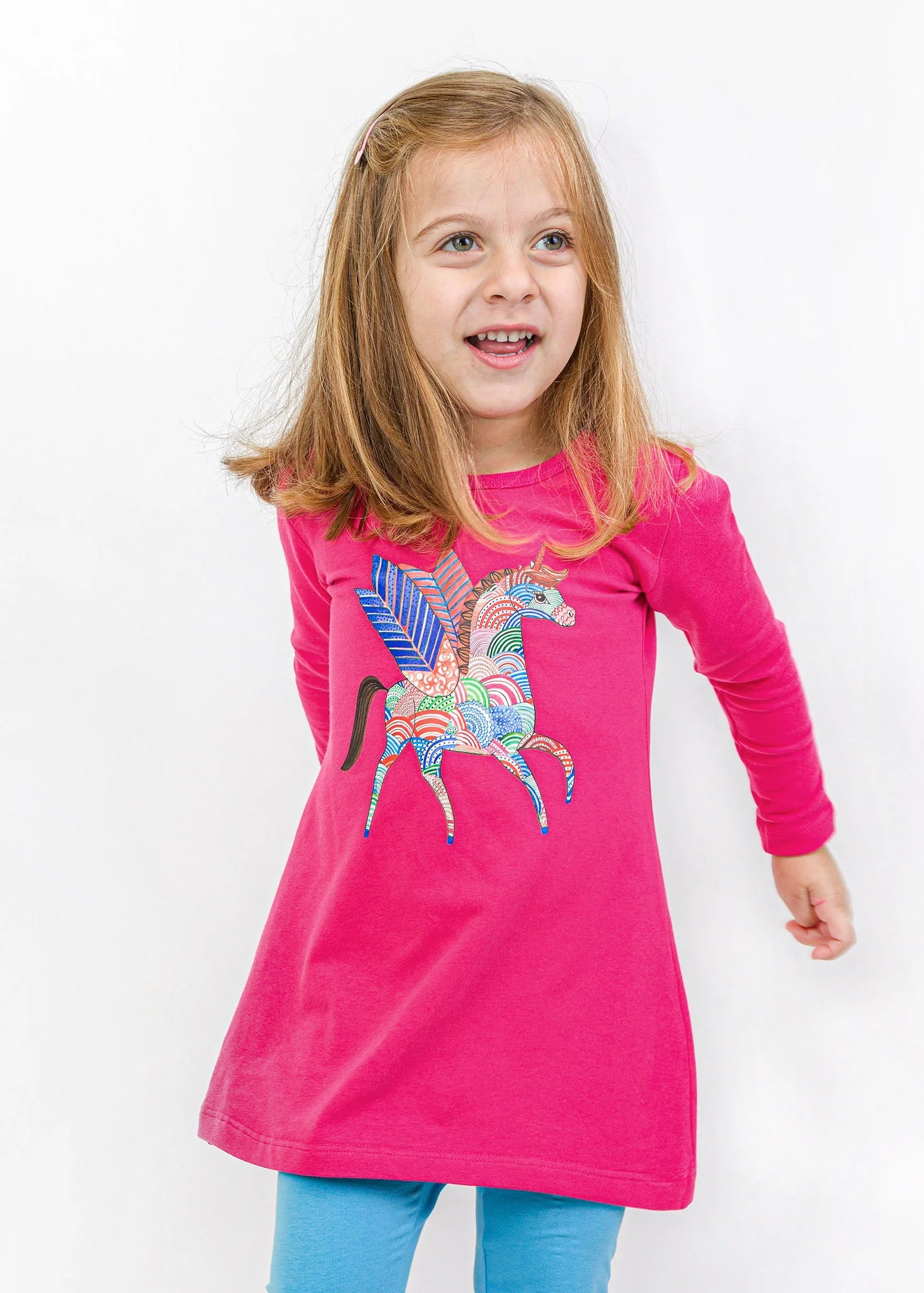 Radiant Unicorn - Long Sleeve Dresses