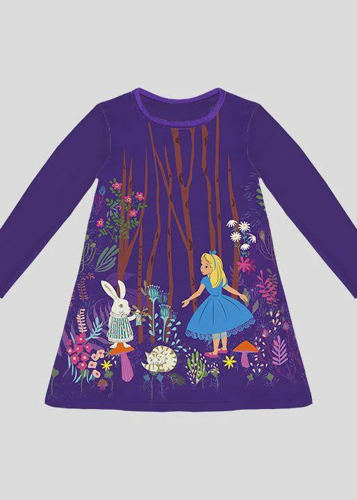 Alice in Wonderland - Long Sleeve Dresses