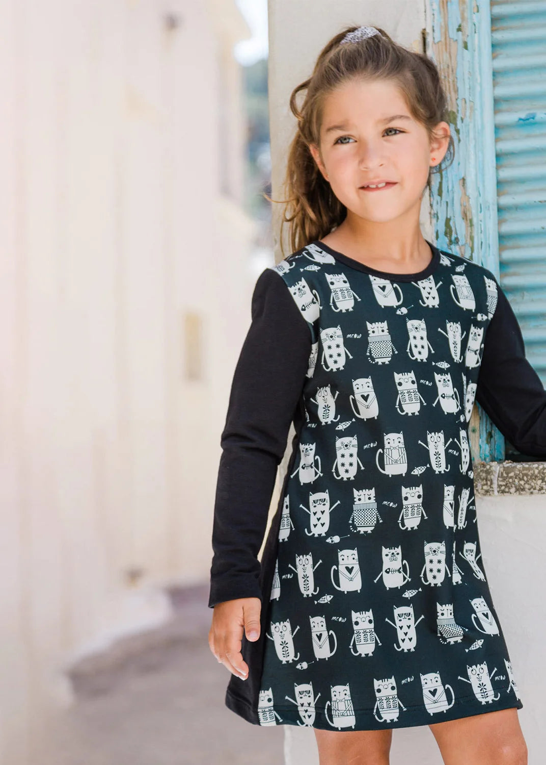 Cute Kittens - Long Sleeve Dresses