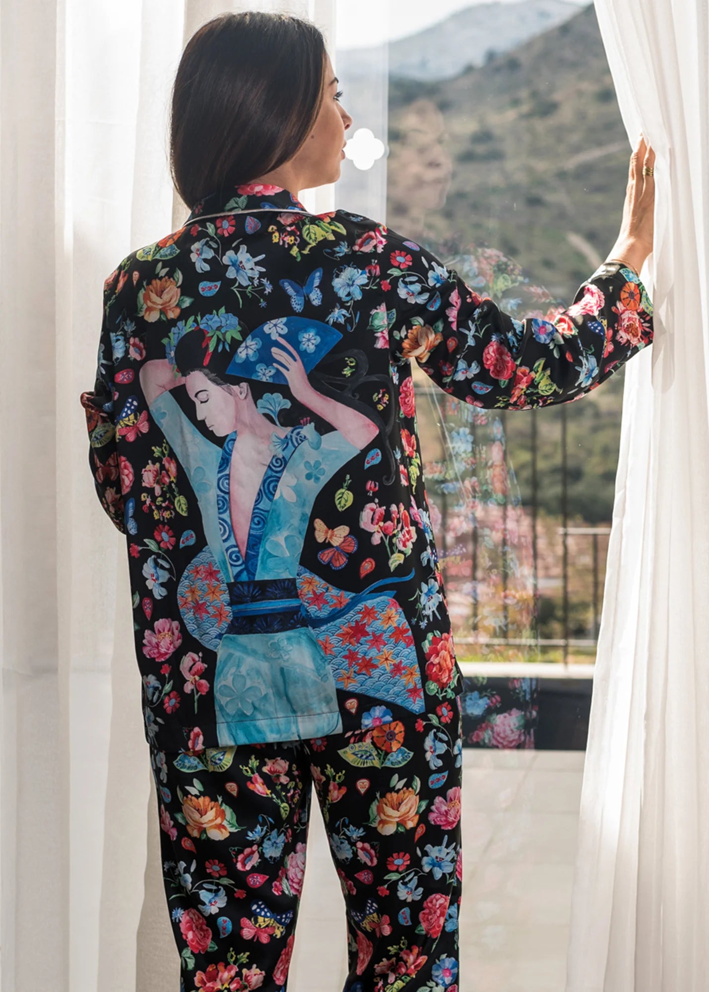 Handpainted Florals - Loungwear