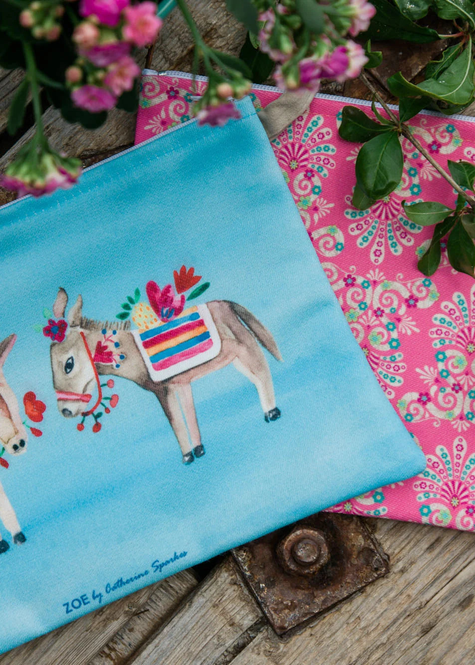 Beautiful Donkeys - Clutches Canvas