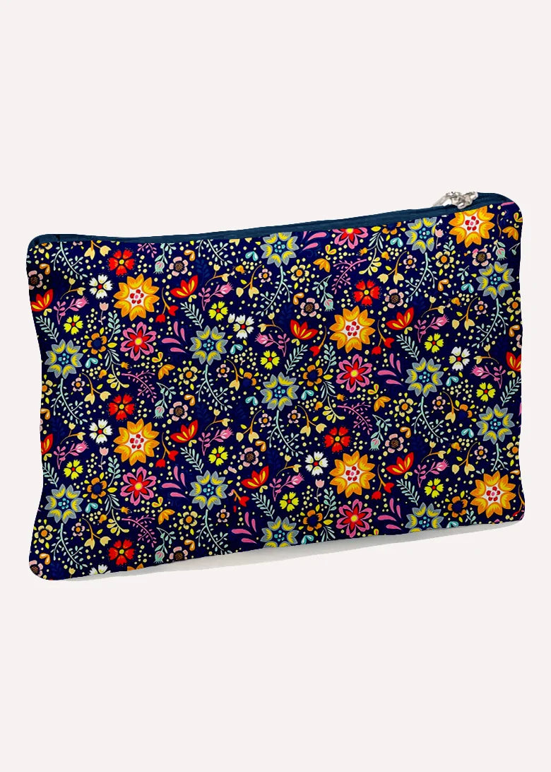 Blue Florals - Clutches Canvas