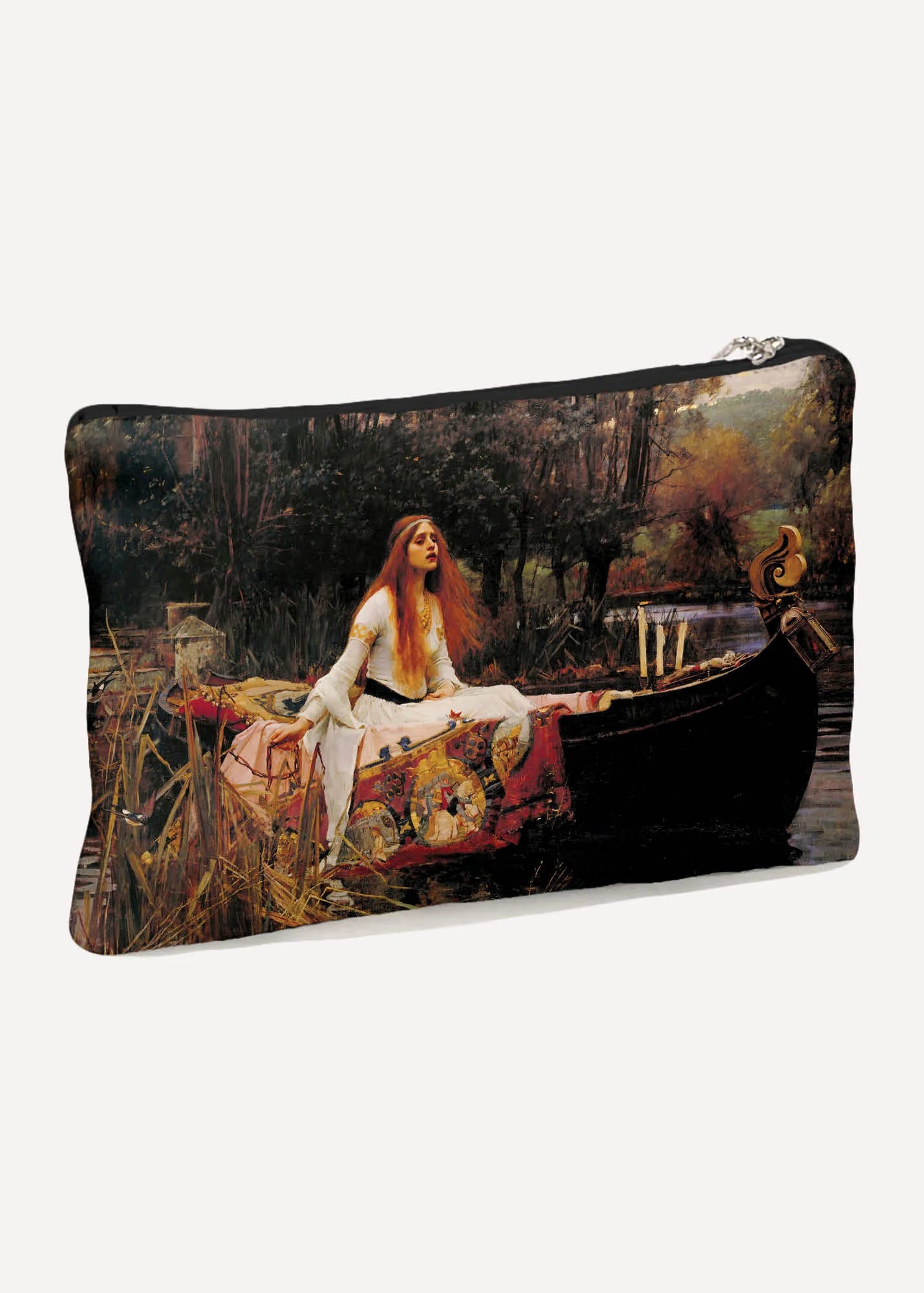 John William Waterhouse - The Lady of Shalott - Clutches Canvas