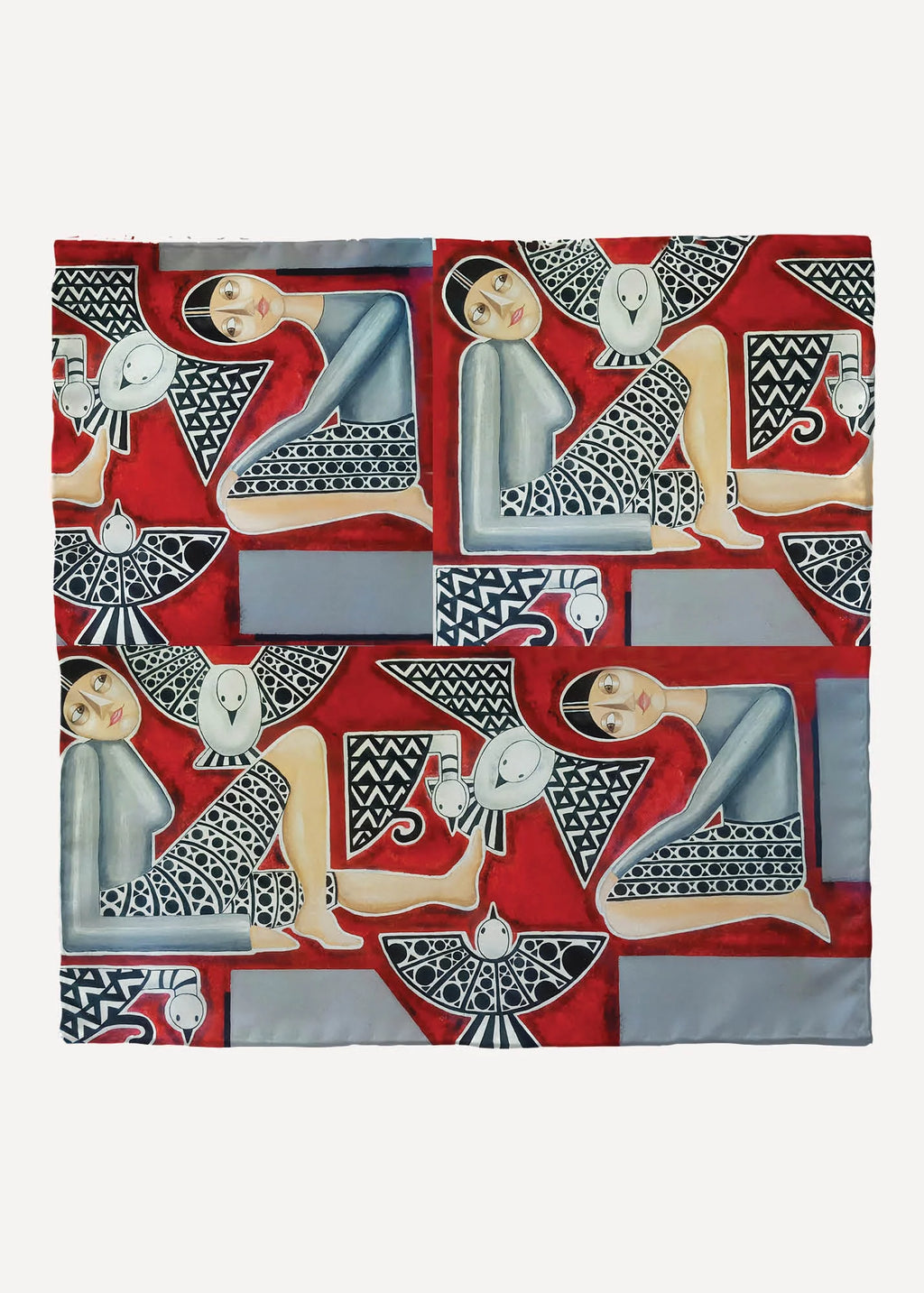 Maria Kokkini - People and Birds - Scarves